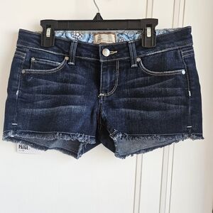 Paige Women's Silver Lake Stretch Denim Cutoff Shorts